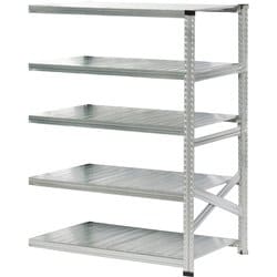 軽量 シンプル イタリア製 スチールラック 連結用 幅112.7×高さ157.6×奥行60cm 5段 MS11155d6s