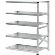 軽量 シンプル イタリア製 スチールラック 連結用 幅112.7×高さ157.6×奥行60cm 5段 MS11155d6s