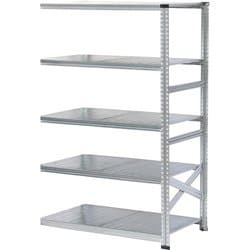 軽量 シンプル イタリア製 スチールラック 連結用 幅112.7×高さ184×奥行60cm 5段 MS11185d6s