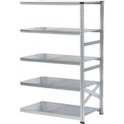 軽量 シンプル イタリア製 スチールラック 連結用 幅112.7×高さ184×奥行60cm 5段 MS11185d6s