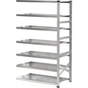 軽量 シンプル イタリア製 スチールラック 連結用 幅127.7×高さ236.8×奥行60cm 7段 MS12237d6s