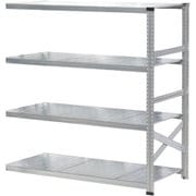 軽量 シンプル イタリア製 スチールラック 連結用 幅142.7×高さ157.6×奥行60cm 4段 MS14154d6s