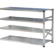 軽量 シンプル イタリア製 スチールラック 連結用 幅172.7×高さ118×奥行60cm 4段 MS17124d6s