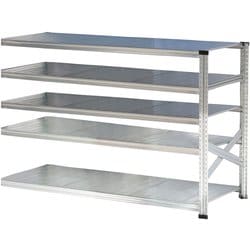 軽量 シンプル イタリア製 スチールラック 連結用 幅172.7×高さ118×奥行60cm 5段 MS17125d6s