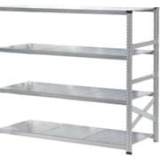 軽量 シンプル イタリア製 スチールラック 連結用 幅172.7×高さ157.6×奥行60cm 4段 MS17154d6s