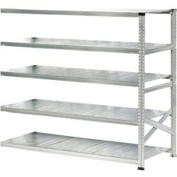 軽量 シンプル イタリア製 スチールラック 連結用 幅172.7×高さ157.6×奥行60cm 5段 MS17155d6s
