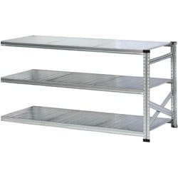 軽量 シンプル イタリア製 スチールラック 連結用 幅187.7×高さ104.8×奥行60cm 3段 MS18103d6s