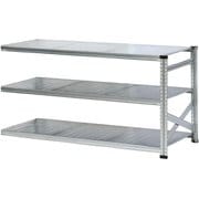 MS18103d6s [軽量 シンプル イタリア製 スチールラック 連結用 幅187.7×高さ104.8×奥行60cm 3段]