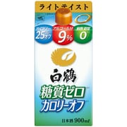 白鶴 サケパック 糖質ゼロライトテイスト 9度 900ml [日本酒]