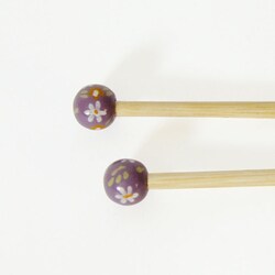 ハンドメイドバンブー棒針 8mm×40.5cm U1754/8