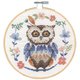 DMCBK1925 [刺繍キット Owl 直径18cm]