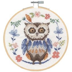 DMCBK1925 [刺繍キット Owl 直径18cm]