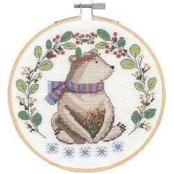 DMCBK1927 [刺繍キット Bear 直径18cm]