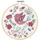 DMCBK1928 [刺繍キット Folk Bird 直径18cm]