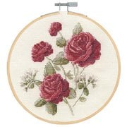 DMCBK1935 [刺繍キット Roses 直径18cm]