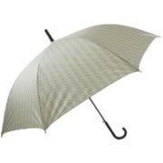 長傘 sheer stripe(シアーストライプ) 65cm ジャンプ式 グラスファイバー骨(親骨) ベージュ 2092BE