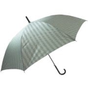 長傘 sheer stripe(シアーストライプ) 65cm ジャンプ式 グラスファイバー骨(親骨) カーキ 2092KH