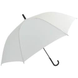 長傘 solid color（ソリッドカラー） 65cm ジャンプ式 グラスファイバー骨（親骨） オフ白 2093WH