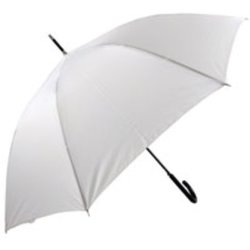 長傘 無地・強風対応 60cm ジャンプ式 オフ白 2114WH