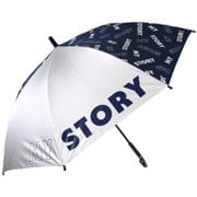 子供用傘 晴雨兼用 男児 MY STORY(マイストーリー) 58cm ジャンプ式 UVカット加工 UPF50+ ネイビー 1413NV