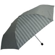 折りたたみ傘 sheer stripe(シアーストライプ) 55cm 手開き式 スリムタイプ カーキ 5257KH