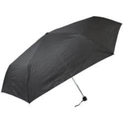 折りたたみ傘 UNISEX SLIM MINI（ユニセックス スリム ミニ） 55cm 手開き式 無地 スリムタイプ ブラック 5260BK
