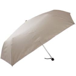 折りたたみ傘 UNISEX SLIM MINI（ユニセックス スリム ミニ） 55cm 手開き式 無地 スリムタイプ ベージュ 5260BE