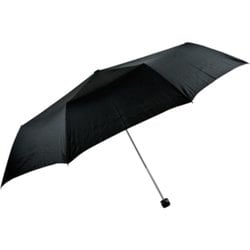 折りたたみ傘 晴雨兼用 8K 軽量ミニ 無地 65cm 手開き式 強風対応 1級遮光 内側黒コーティング UPF50＋ ブラック 4086BK