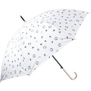 日傘 晴雨兼用 スヌーピー 58cm ジャンプ式 UVカット加工 グラスファイバー骨(親骨) 内側黒コーティング UPF50+ オフ白 6669WH
