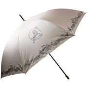 日傘 晴雨兼用 ディズニーキャラクター アリス 58cm ジャンプ式 UVカット加工 グラスファイバー骨(親骨) 内側黒コーティング UPF50+ ブラウン 6672BR