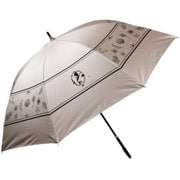 日傘 晴雨兼用 ディズニーキャラクター アリエル 47cm 手開き式 UVカット加工 グラスファイバー骨(親骨) 内側黒コーティング UPF50+ ブラウン 6675BR