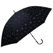 日傘 晴雨兼用 ディズニーキャラクター アリス 47cm 手開き式 UVカット加工 グラスファイバー骨(親骨) 内側黒コーティング UPF50+ ブラック 6676BK