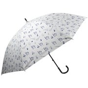 日傘 晴雨兼用 ディズニーキャラクター アリス 47cm 手開き式 UVカット加工 グラスファイバー骨(親骨) 内側黒コーティング UPF50+ オフ白 6676WH
