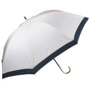 日傘 晴雨兼用 ピコレース+パイピング 47cm 手開き式 一級遮光 グラスファイバー骨(親骨) 内側黒コーティング UPF50+ ベージュ 6661BE