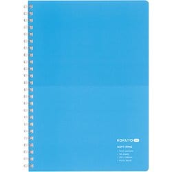 ソフトリングノート KOKUYO ME（コクヨミー） A5（210×148mm） 5mm方眼罫 50枚 プールブルー KME-SR931S5LB