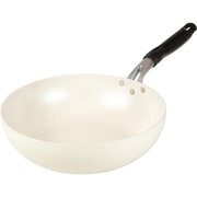 IH対応 いため鍋 28cm 内面セラミック加工 白いフライパン ララッテ・ナチュリー (IH・ガス火対応) RB-3096