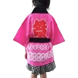 11103651 [祭法被 子供 ピンク]