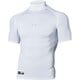 ヒートギアアーマー コンプレッション ショートスリーブ モックネック シャツ Heatgear Armour Compression Short Sleeve Mock Shirt 1358642 100 WHT XLサイズ [ウェア アンダーウェア]