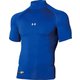 ヒートギアアーマー コンプレッション ショートスリーブ モックネック シャツ Heatgear Armour Compression Short Sleeve Mock Shirt 1358642 400 RYL MDサイズ [ウェア アンダーウェア]