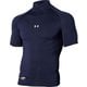 ヒートギアアーマー コンプレッション ショートスリーブ モックネック シャツ Heatgear Armour Compression Short Sleeve Mock Shirt 1358642 410 MDN XXLサイズ [ウェア アンダーウェア]