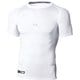 ヒートギアアーマー コンプレッション ショートスリーブ クルーネック シャツ Heatgear Armour Compression Short Sleeve Crew Shirt 1358643 100 WHT MDサイズ [ウェア アンダーウェア]