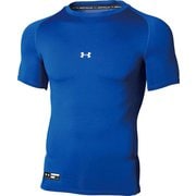 ヒートギアアーマー コンプレッション ショートスリーブ クルーネック シャツ Heatgear Armour Compression Short Sleeve Crew Shirt 1358643 400 RYL XLサイズ [ウェア アンダーウェア]