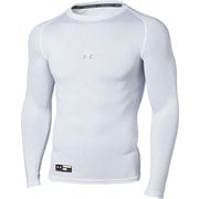 ヒートギアアーマー コンプレッション ロングスリーブ クルー シャツ 野球 ウェア シャツ White(100) SMサイズ 1358646