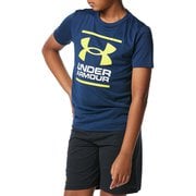 テック ショートスリーブTシャツ & ショーツ セット TECH SHORT SLEEVE T-SHIRT & SHORTS SET 1378275 Academy/Black(408) YXLサイズ [トップス 半袖 パンツ セットアップ キッズ]