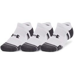 パフォーマンステック ノーショー ソックス (3足セット) PERFORMANCE TECH NO SHOW SOCKS (3P) 1379503 White/White(100) LGサイズ(27-29cm) [トレーニングウェア ソックス ユニセックス]