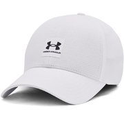 UAアイソチル アーマーベント ストレート キャップ UA ISO-CHILL ARMOURVENT STRAIGHT CAP 1383438 White/Castlerock(100) LGXLサイズ [スポーツウェア アクセサリ キャップ]