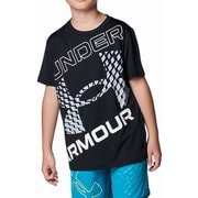 テック スーパービッグロゴ ショートスリーブTシャツ TECH SUPER BIG LOGO SS 1384684 Black/White(001) YLGサイズ [アウトドア トップス 半袖 キッズ]
