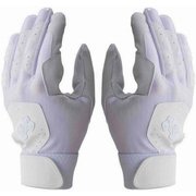 UAクリーンアップ バッティンググローブ ノンカラー UA Clean Up Batting Gloves Non Color 1384744 White(100) LGサイズ [ウェア グローブ]