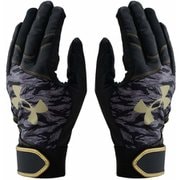 UAスターター バッティンググローブ UA Starter Batting Gloves 1384747 Black/Gold(001) SMサイズ [ウェア グローブ]