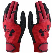 UAスターター バッティンググローブ UA Starter Batting Gloves 1384747 Red/Black(600) LGサイズ [ウェア グローブ]